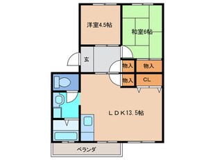 コーポ末広の物件間取画像